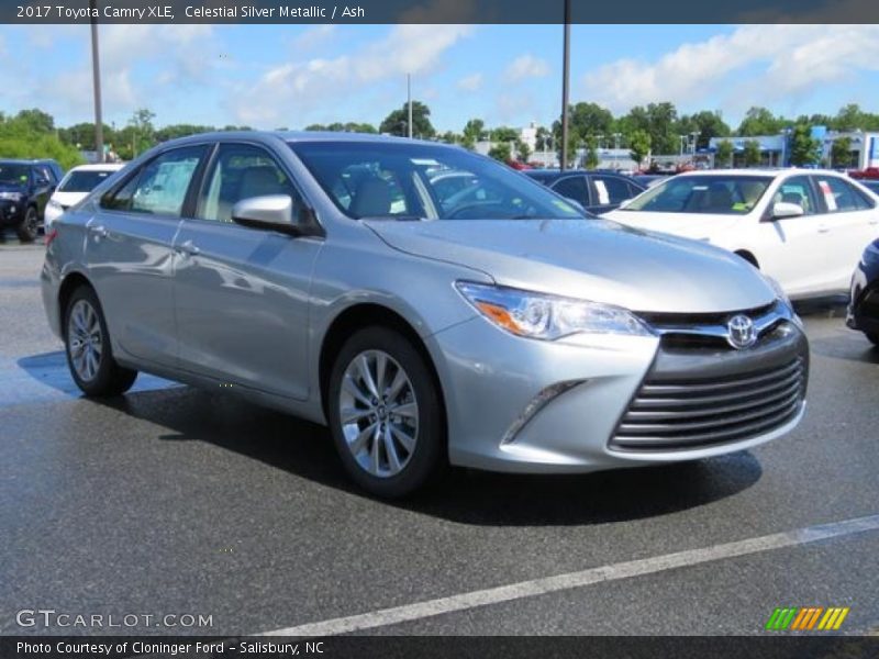 Celestial Silver Metallic / Ash 2017 Toyota Camry XLE