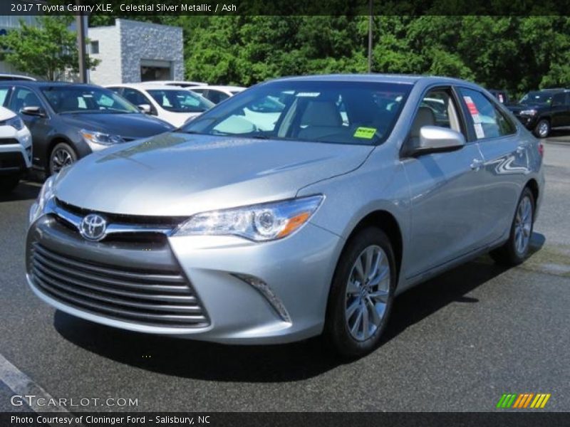Celestial Silver Metallic / Ash 2017 Toyota Camry XLE