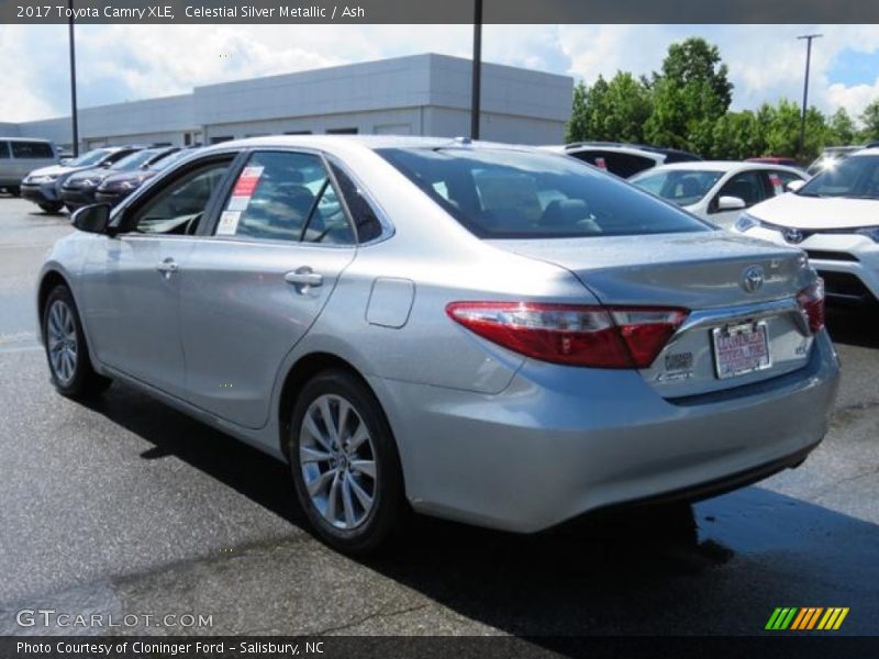 Celestial Silver Metallic / Ash 2017 Toyota Camry XLE