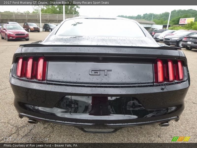 Shadow Black / Ebony Recaro Sport Seats 2017 Ford Mustang GT Coupe