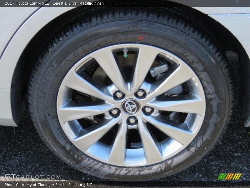 Celestial Silver Metallic / Ash 2017 Toyota Camry XLE