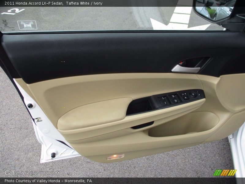 Taffeta White / Ivory 2011 Honda Accord LX-P Sedan