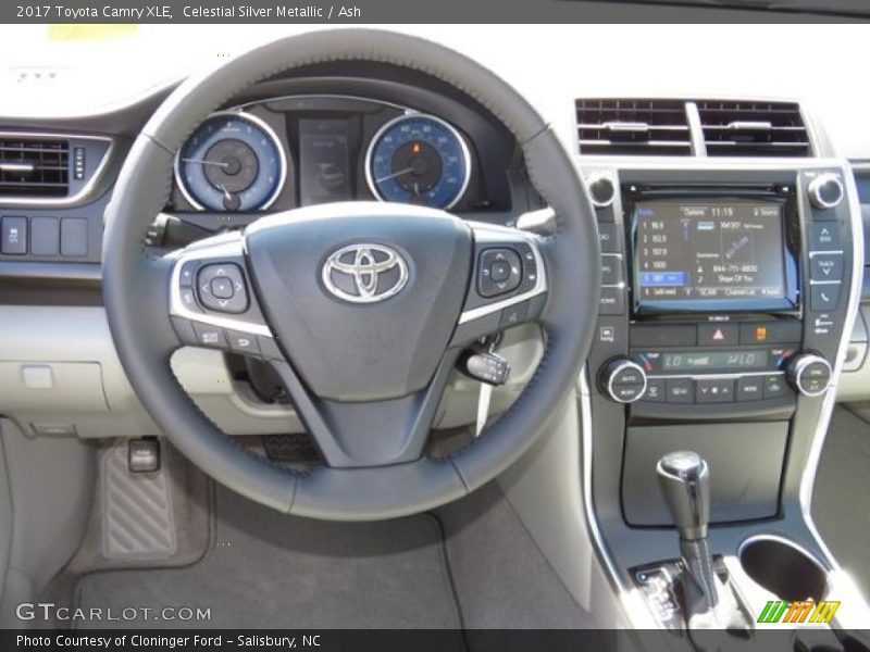 Celestial Silver Metallic / Ash 2017 Toyota Camry XLE