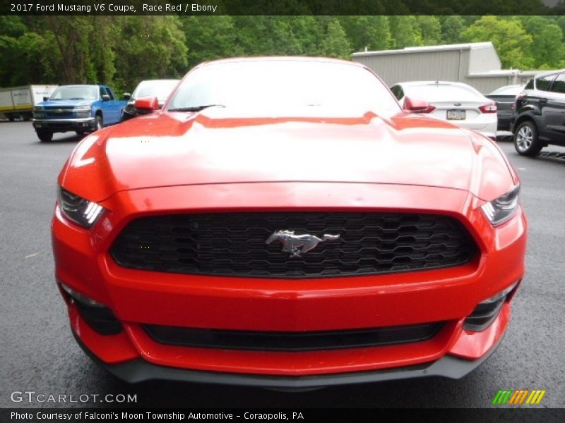 Race Red / Ebony 2017 Ford Mustang V6 Coupe