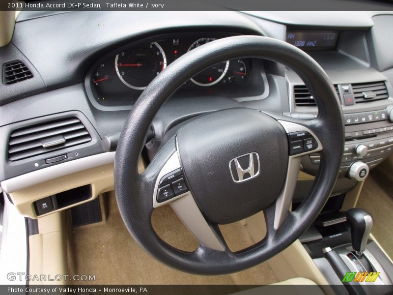 Taffeta White / Ivory 2011 Honda Accord LX-P Sedan