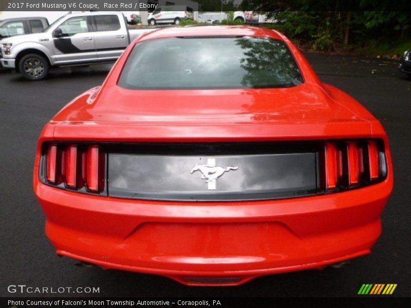 Race Red / Ebony 2017 Ford Mustang V6 Coupe