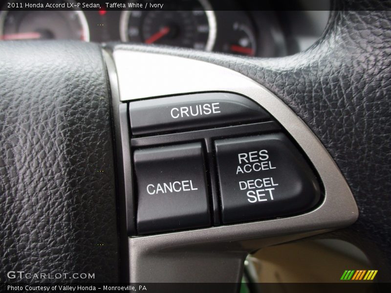 Taffeta White / Ivory 2011 Honda Accord LX-P Sedan