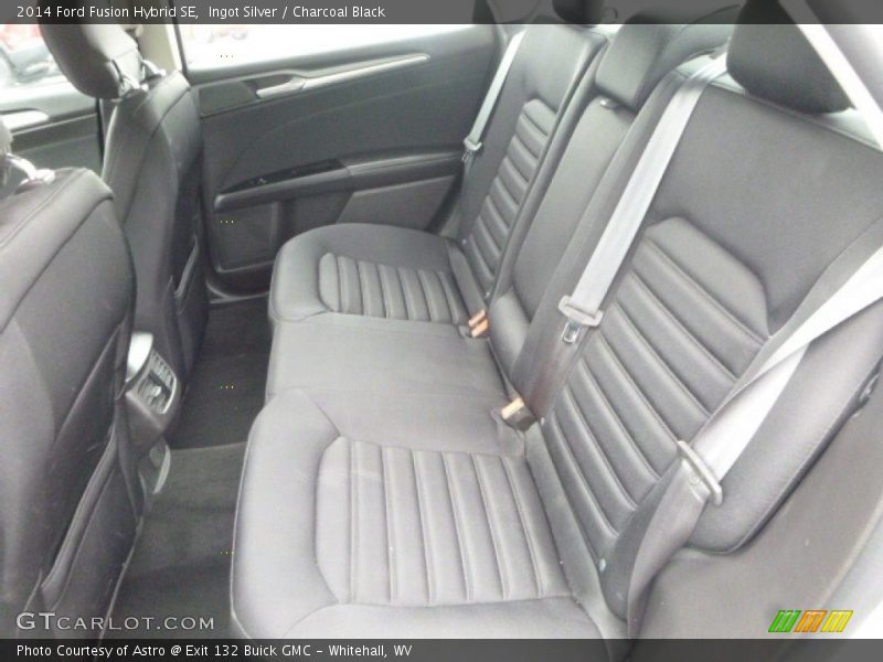 Ingot Silver / Charcoal Black 2014 Ford Fusion Hybrid SE