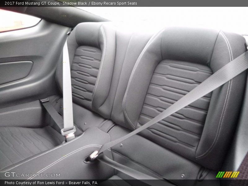 Shadow Black / Ebony Recaro Sport Seats 2017 Ford Mustang GT Coupe