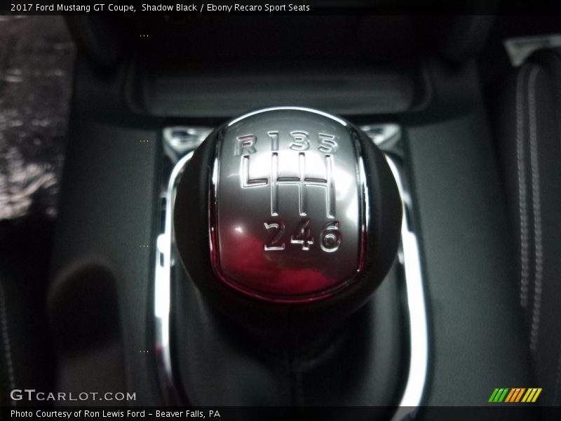 Shadow Black / Ebony Recaro Sport Seats 2017 Ford Mustang GT Coupe