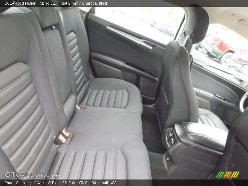 Ingot Silver / Charcoal Black 2014 Ford Fusion Hybrid SE