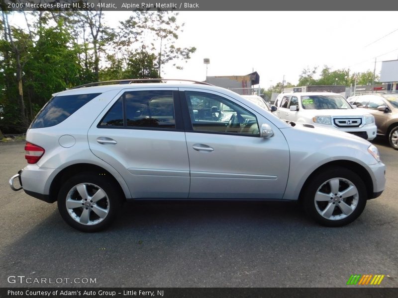 Alpine Rain Metallic / Black 2006 Mercedes-Benz ML 350 4Matic