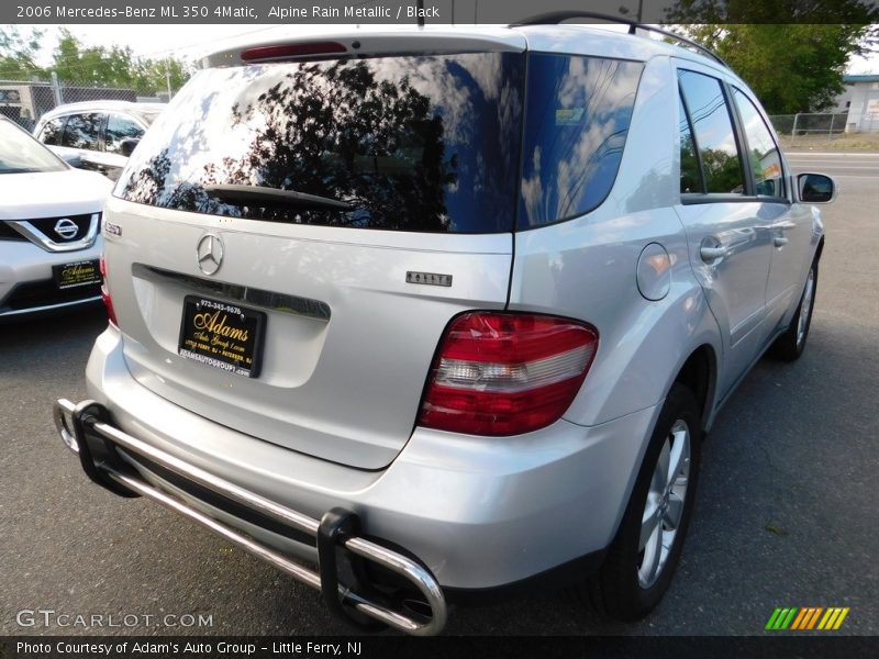 Alpine Rain Metallic / Black 2006 Mercedes-Benz ML 350 4Matic