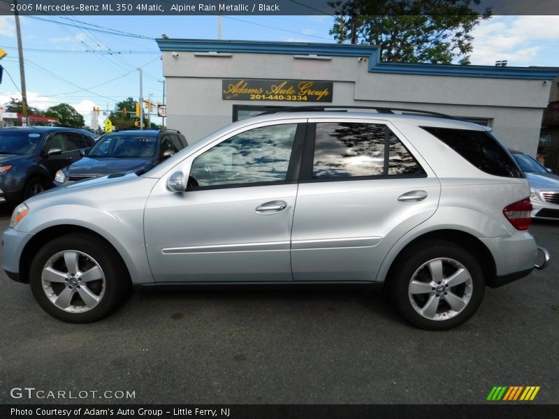 Alpine Rain Metallic / Black 2006 Mercedes-Benz ML 350 4Matic