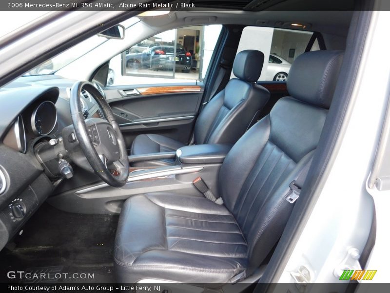 Alpine Rain Metallic / Black 2006 Mercedes-Benz ML 350 4Matic