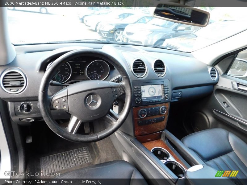 Alpine Rain Metallic / Black 2006 Mercedes-Benz ML 350 4Matic