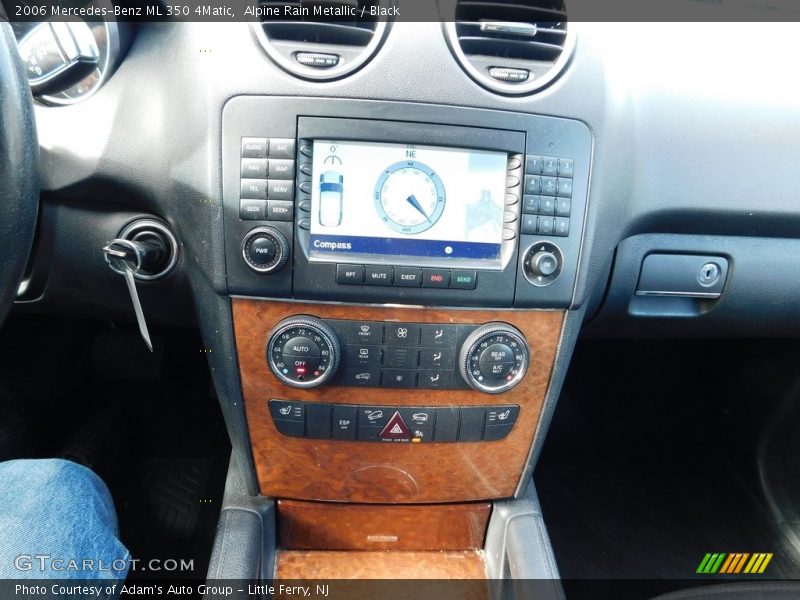 Alpine Rain Metallic / Black 2006 Mercedes-Benz ML 350 4Matic