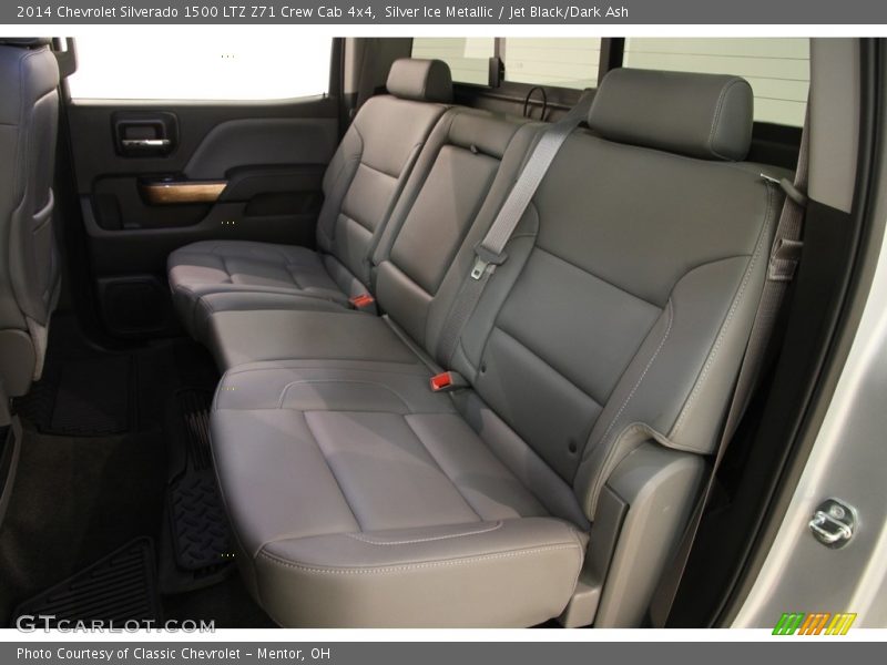 Silver Ice Metallic / Jet Black/Dark Ash 2014 Chevrolet Silverado 1500 LTZ Z71 Crew Cab 4x4