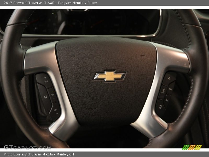 Tungsten Metallic / Ebony 2017 Chevrolet Traverse LT AWD