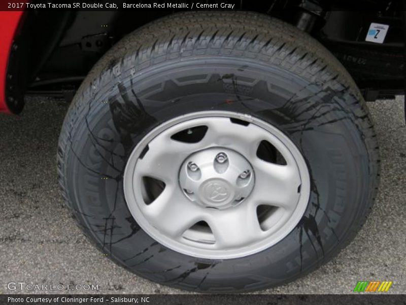 Barcelona Red Metallic / Cement Gray 2017 Toyota Tacoma SR Double Cab