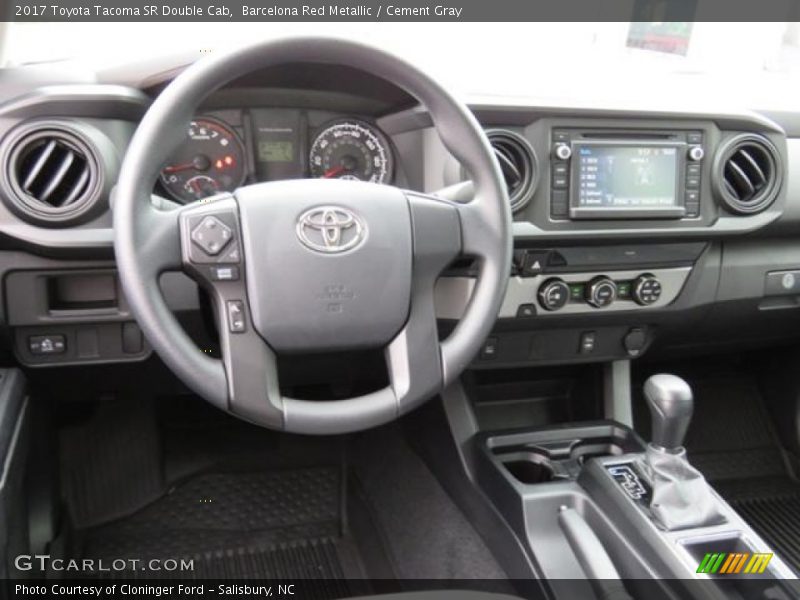 Barcelona Red Metallic / Cement Gray 2017 Toyota Tacoma SR Double Cab