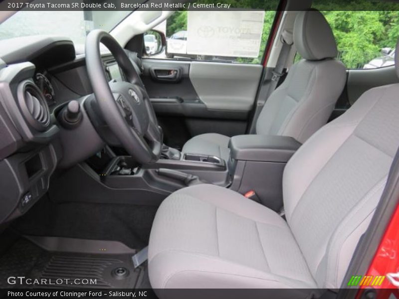 Barcelona Red Metallic / Cement Gray 2017 Toyota Tacoma SR Double Cab