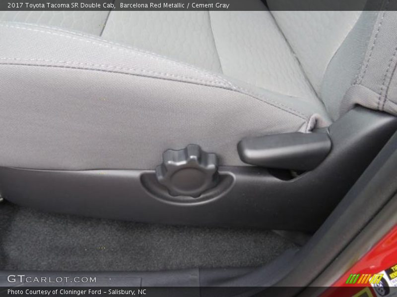 Barcelona Red Metallic / Cement Gray 2017 Toyota Tacoma SR Double Cab