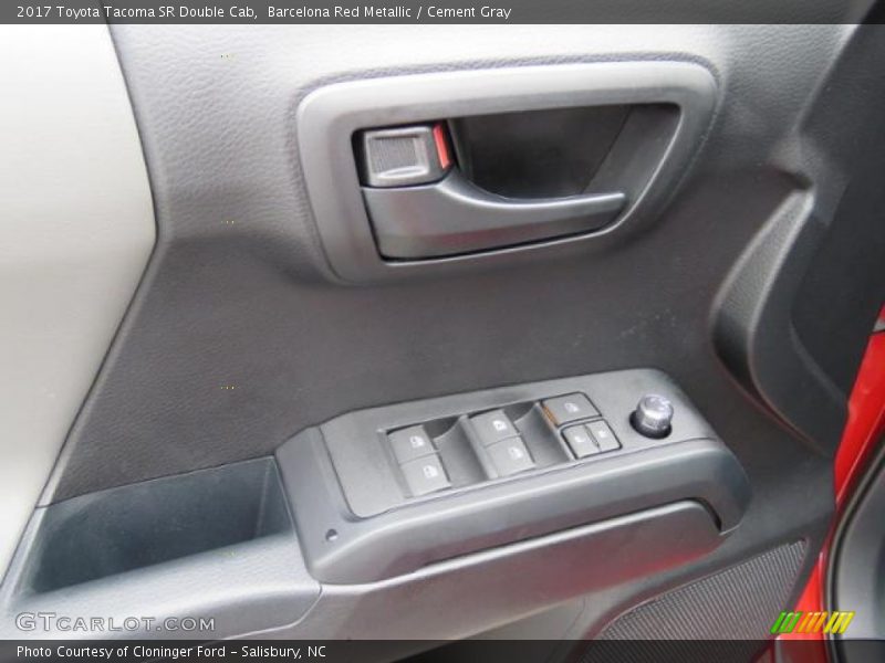 Barcelona Red Metallic / Cement Gray 2017 Toyota Tacoma SR Double Cab