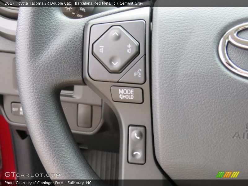 Barcelona Red Metallic / Cement Gray 2017 Toyota Tacoma SR Double Cab