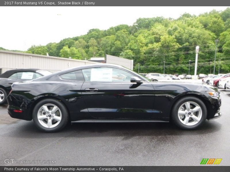 Shadow Black / Ebony 2017 Ford Mustang V6 Coupe