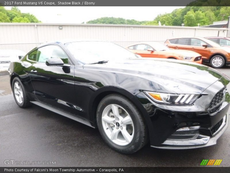 Shadow Black / Ebony 2017 Ford Mustang V6 Coupe