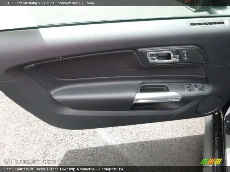 Shadow Black / Ebony 2017 Ford Mustang V6 Coupe