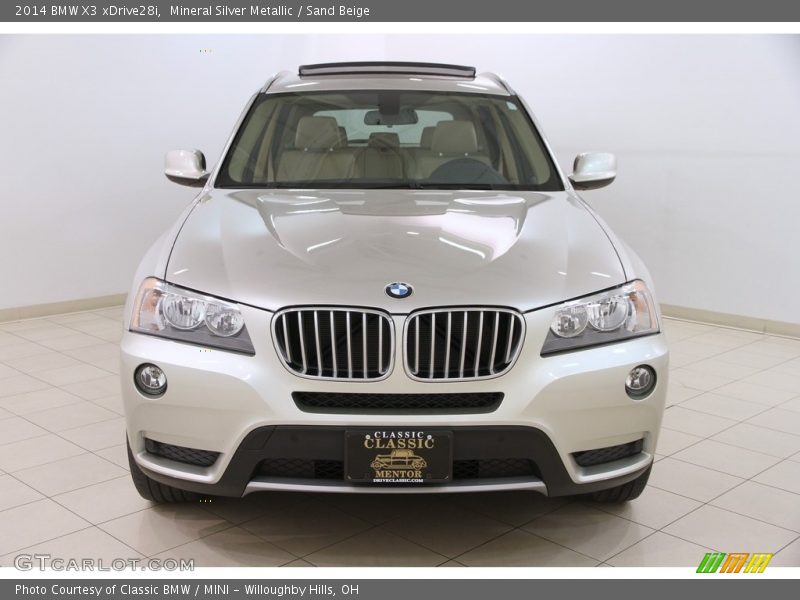 Mineral Silver Metallic / Sand Beige 2014 BMW X3 xDrive28i