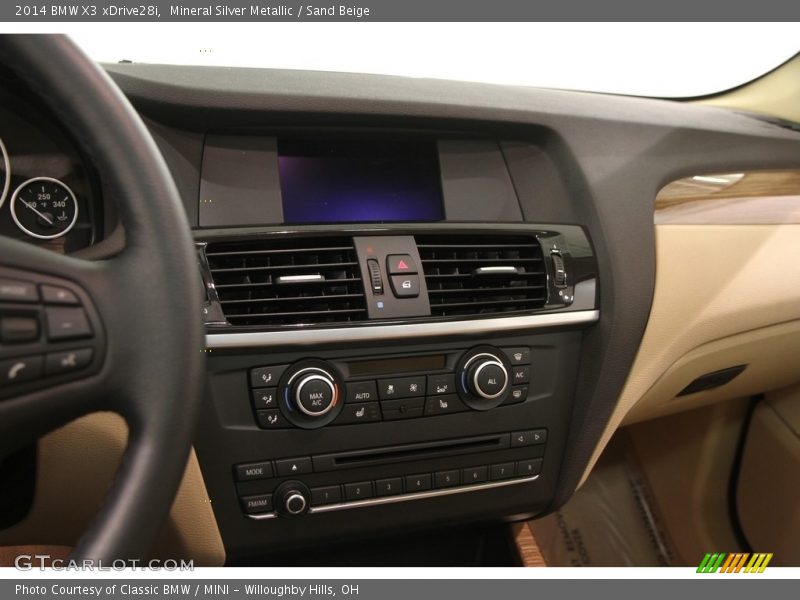 Mineral Silver Metallic / Sand Beige 2014 BMW X3 xDrive28i