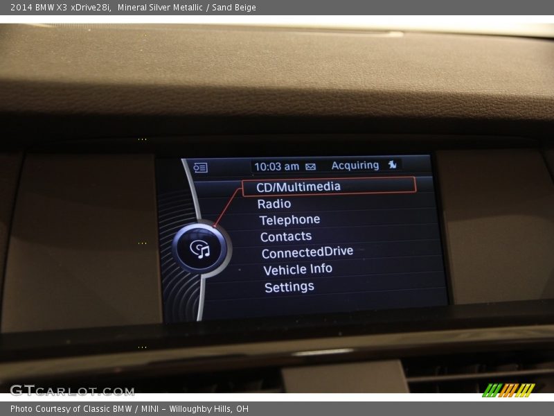 Mineral Silver Metallic / Sand Beige 2014 BMW X3 xDrive28i