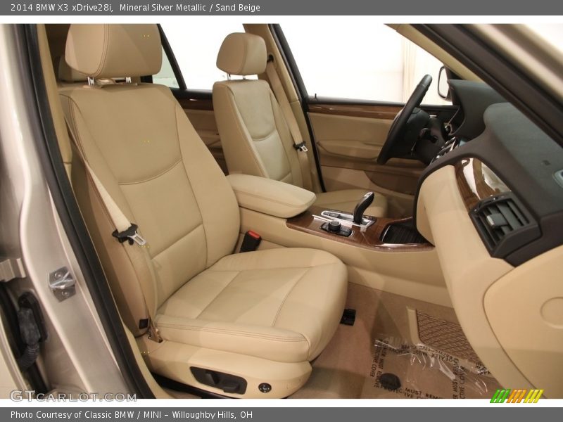 Mineral Silver Metallic / Sand Beige 2014 BMW X3 xDrive28i