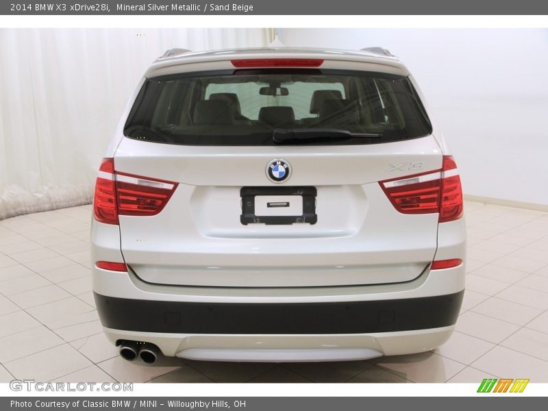 Mineral Silver Metallic / Sand Beige 2014 BMW X3 xDrive28i