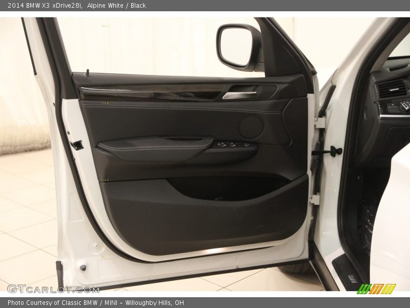 Alpine White / Black 2014 BMW X3 xDrive28i