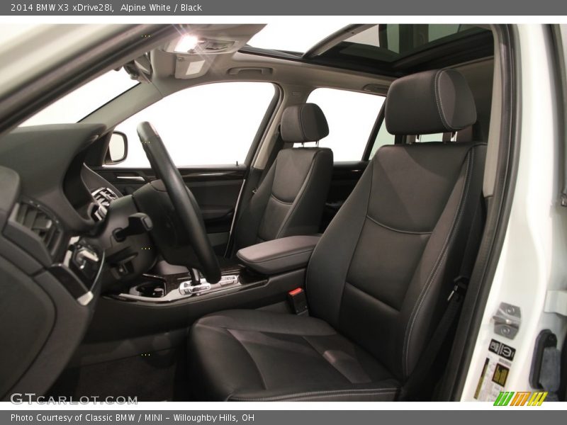 Alpine White / Black 2014 BMW X3 xDrive28i