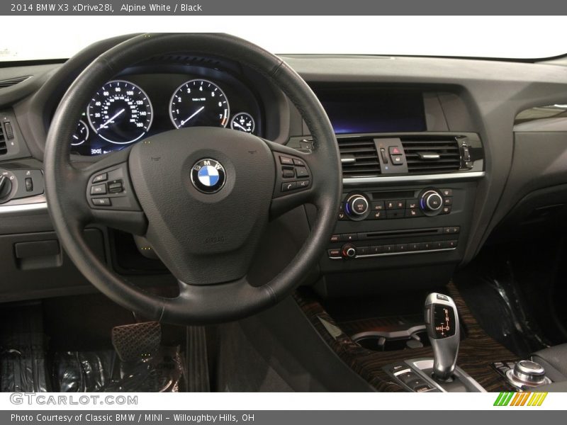 Alpine White / Black 2014 BMW X3 xDrive28i
