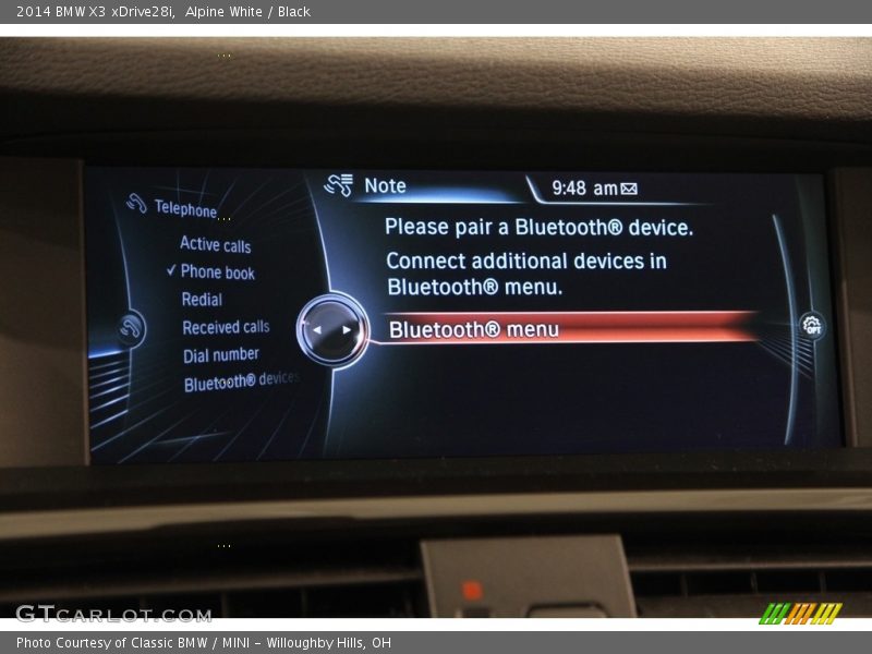 Alpine White / Black 2014 BMW X3 xDrive28i