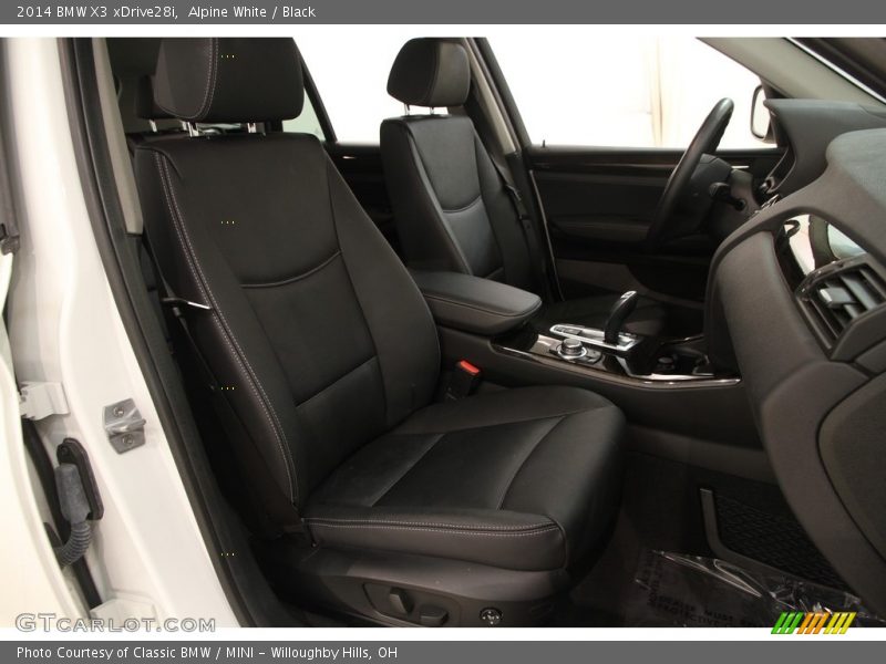 Alpine White / Black 2014 BMW X3 xDrive28i