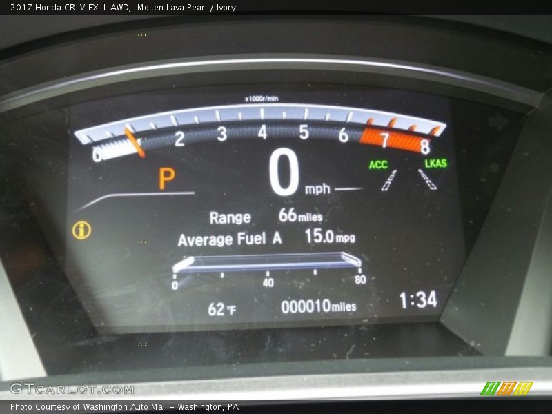 Molten Lava Pearl / Ivory 2017 Honda CR-V EX-L AWD