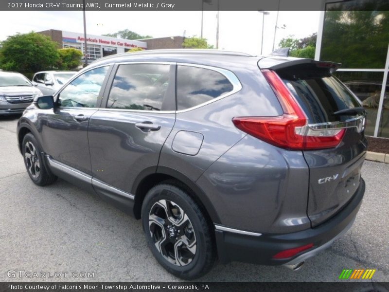 Gunmetal Metallic / Gray 2017 Honda CR-V Touring AWD