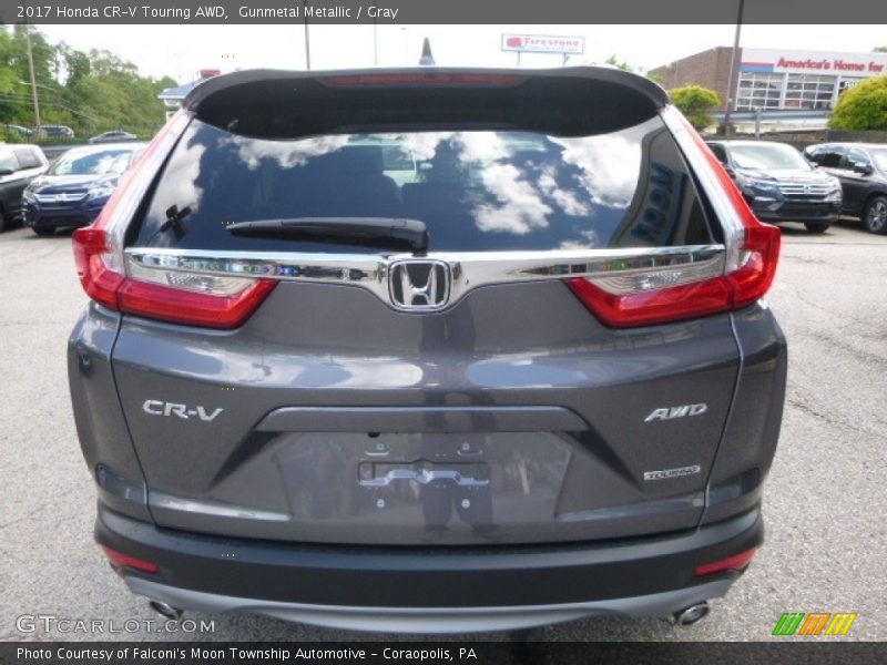 Gunmetal Metallic / Gray 2017 Honda CR-V Touring AWD