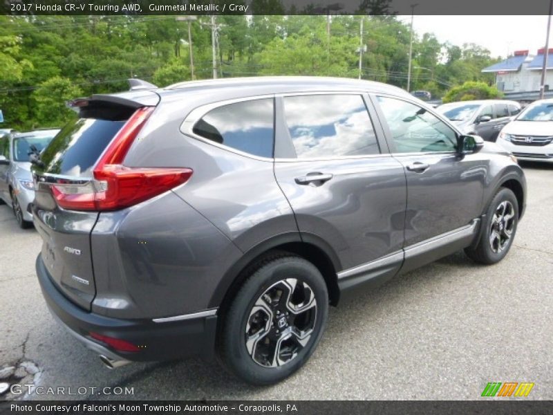 Gunmetal Metallic / Gray 2017 Honda CR-V Touring AWD
