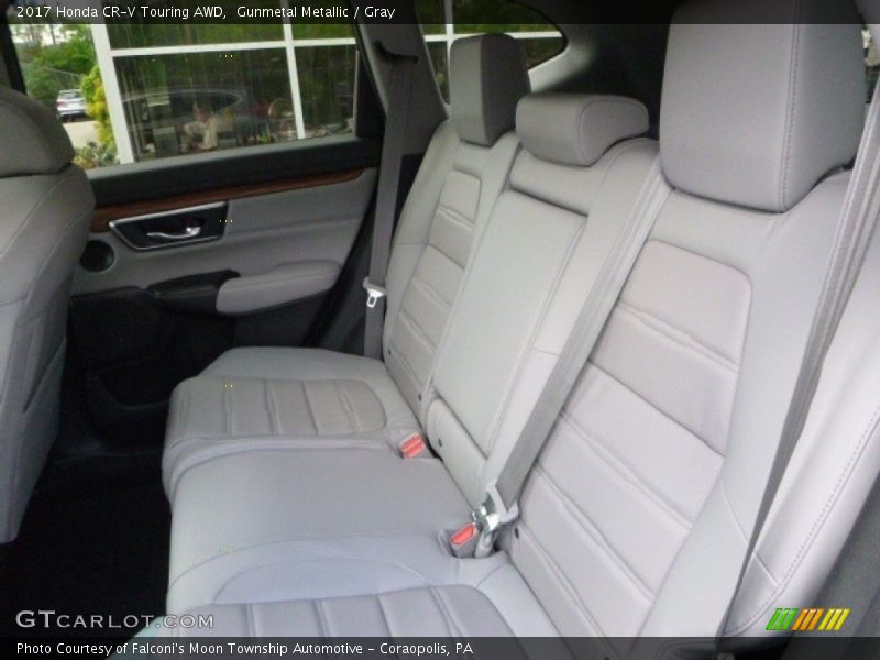 Gunmetal Metallic / Gray 2017 Honda CR-V Touring AWD