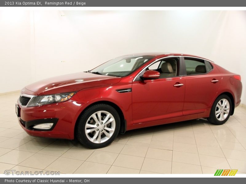 Remington Red / Beige 2013 Kia Optima EX