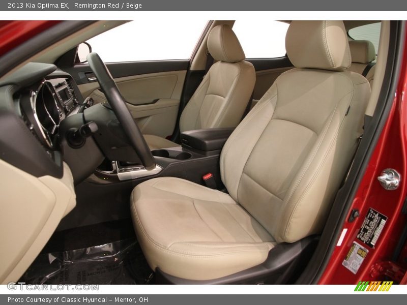 Remington Red / Beige 2013 Kia Optima EX