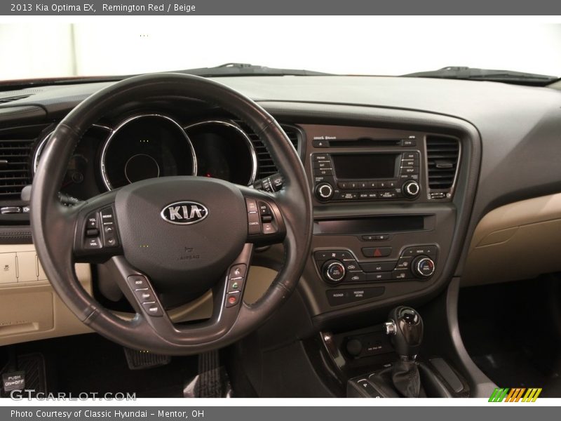 Remington Red / Beige 2013 Kia Optima EX